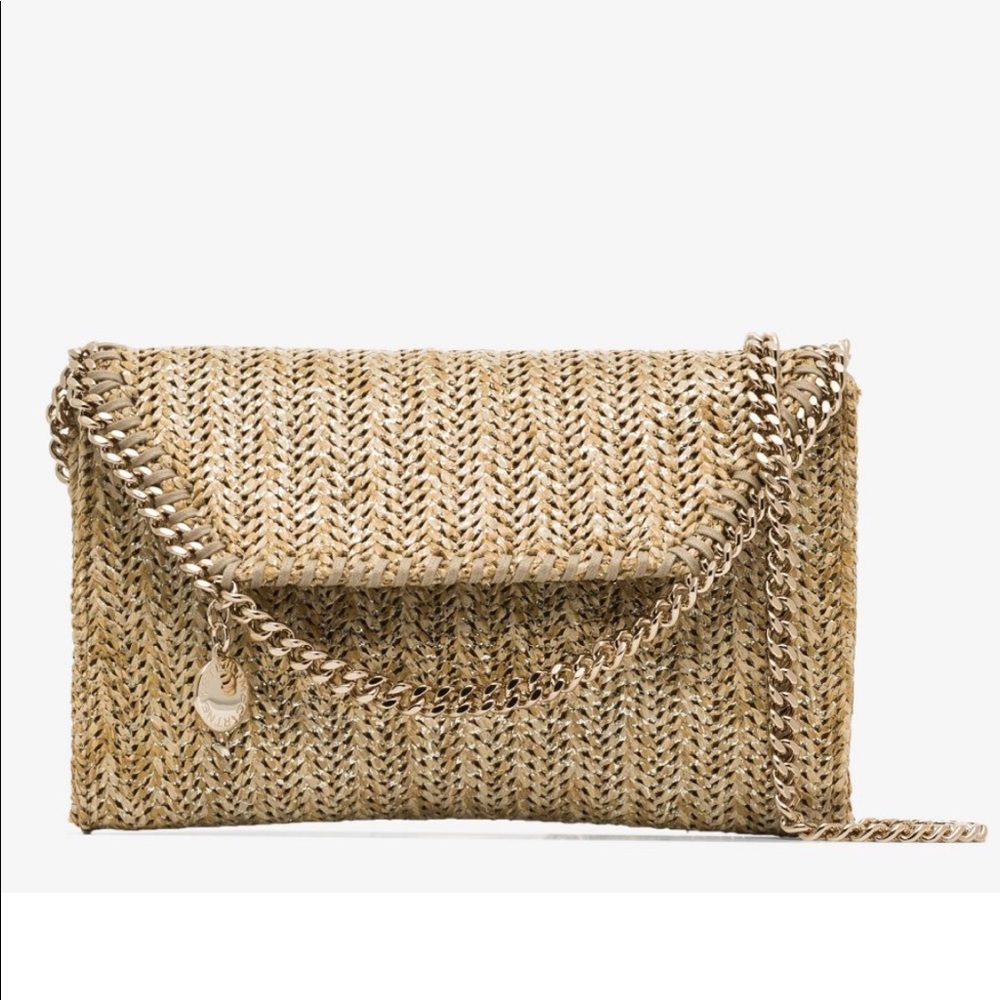 Stella McCartney Gold Falabella Whipstitch Bag